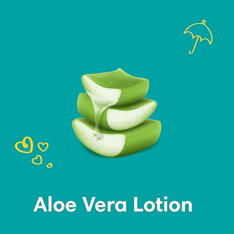 Pampers Baby-Dry Taped Diapers with Aloe Vera Lotion, up to 100% Leakage Protection, Size 4, 9-14kg, 44 Count